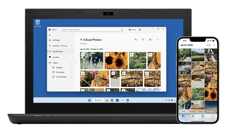 iCloud Photos on Windows PC and iPhone