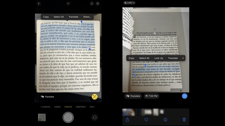 camera app photos app translate