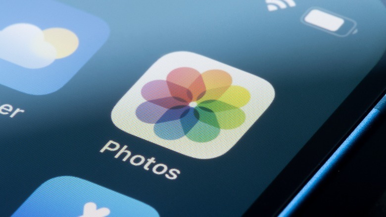 Photos app icon on iPhone