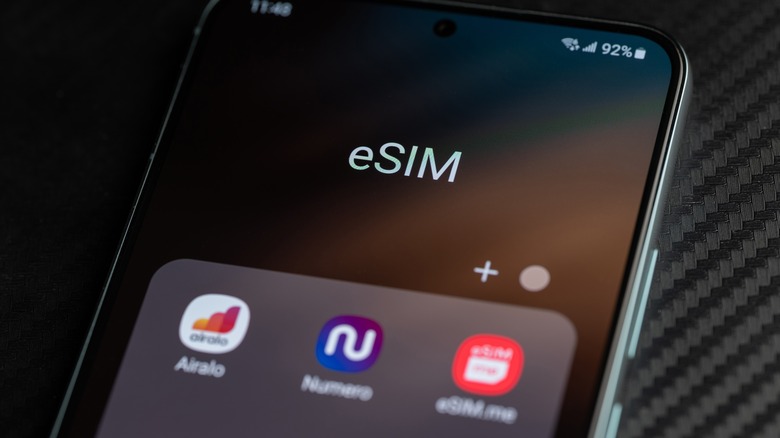 ESIM apps on iPhone