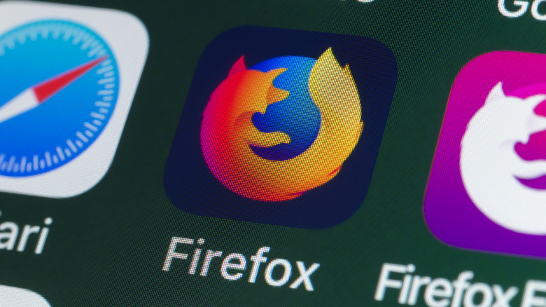 Firefox app on iPhone