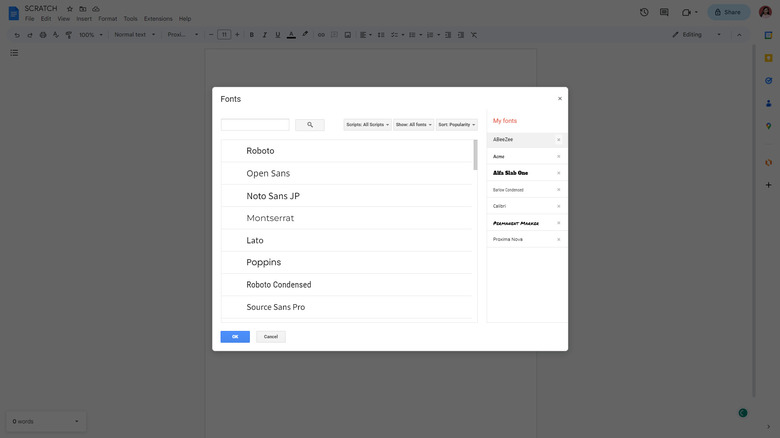 how to download fonts to google docs