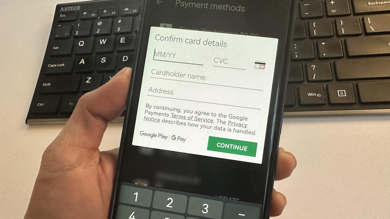 Google play app card details