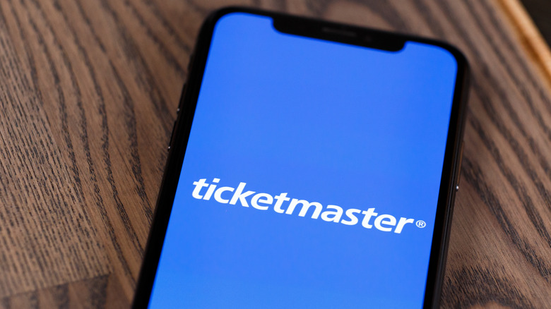 ticketmaster logo on iphone