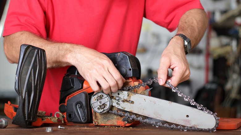 How To Adjust The Chain Slack On Your Chainsaw