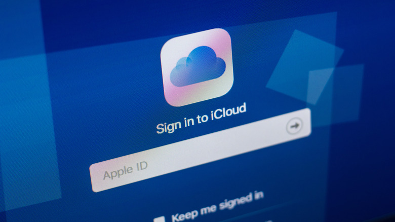 iCloud sign-in web portal