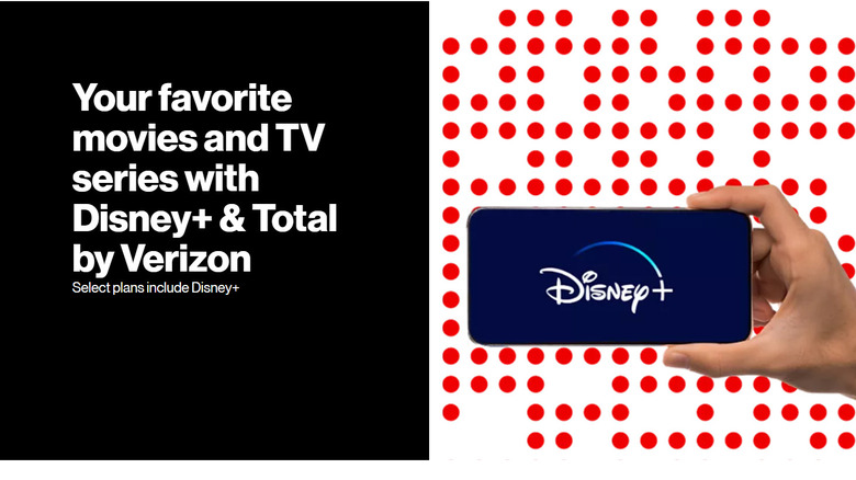 Total by Verizon Disney plus banner