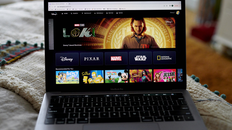 disney plus on laptop browser