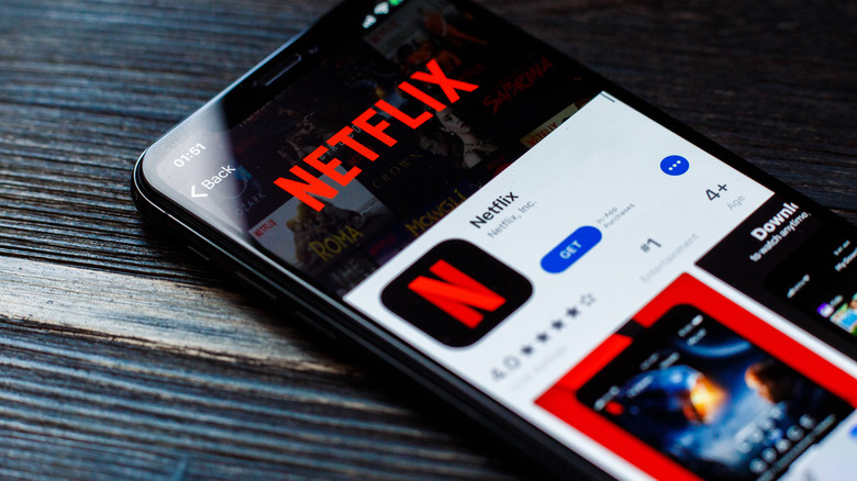 Screenshot of Netflix on App Store