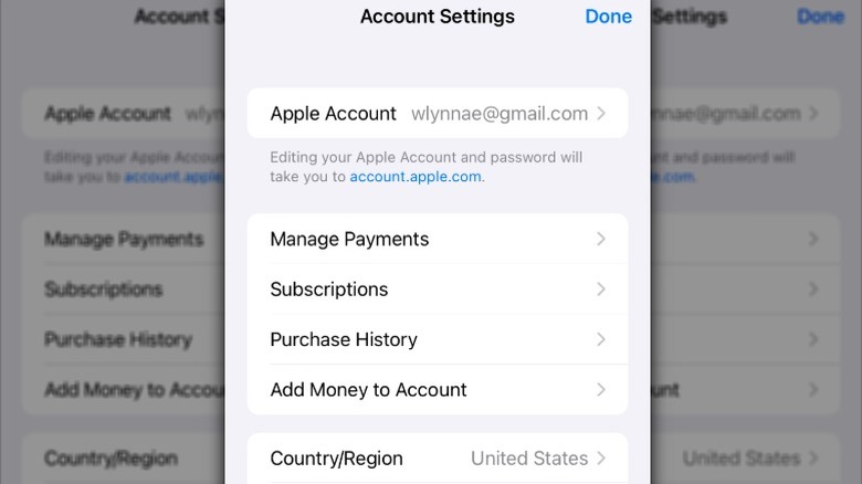 An iPhone account settings screen shows how to find your Apple Account.