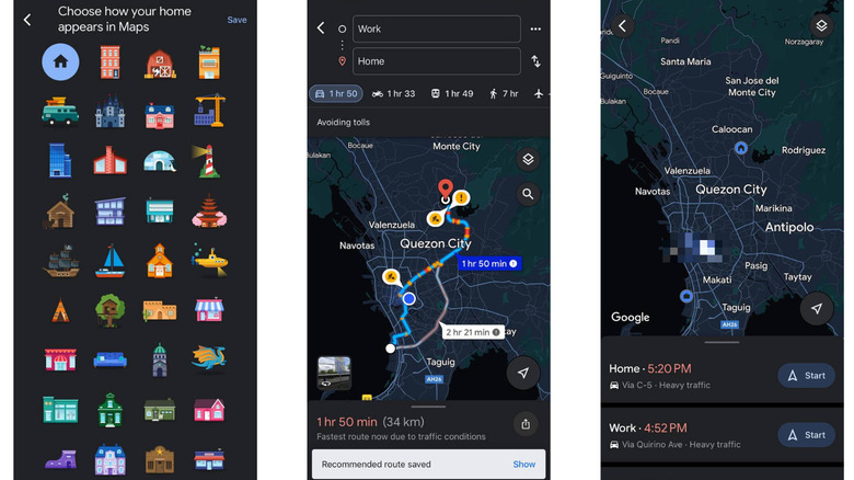 Google Maps other customizations iPhone