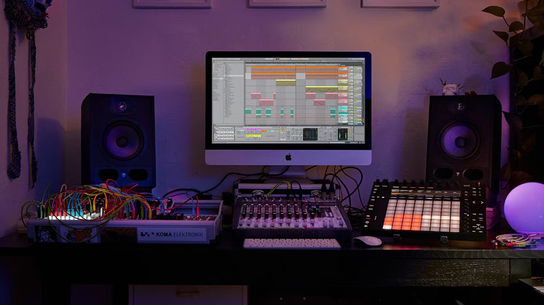 Ableton Live running on an iMac