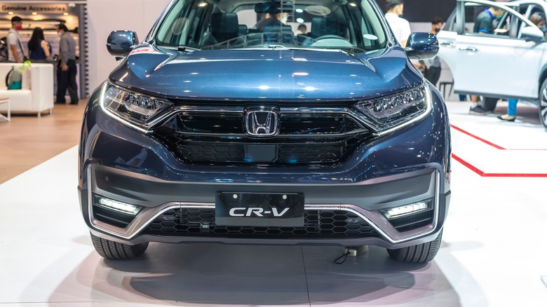 blue 2023 Honda CR-V front