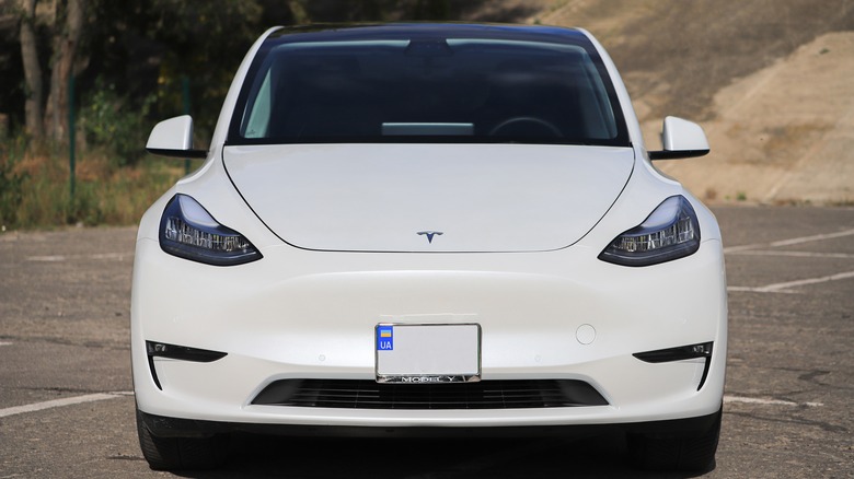 Tesla Model Y parked