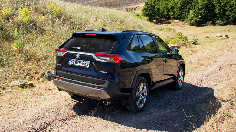 RAV4 driving off-road