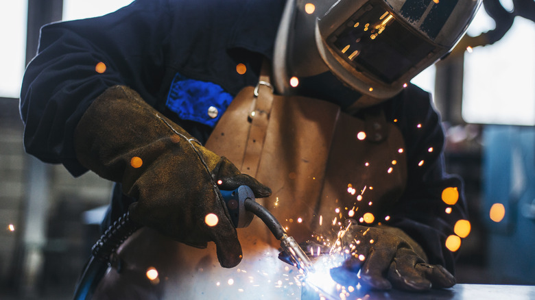 Welder with torch