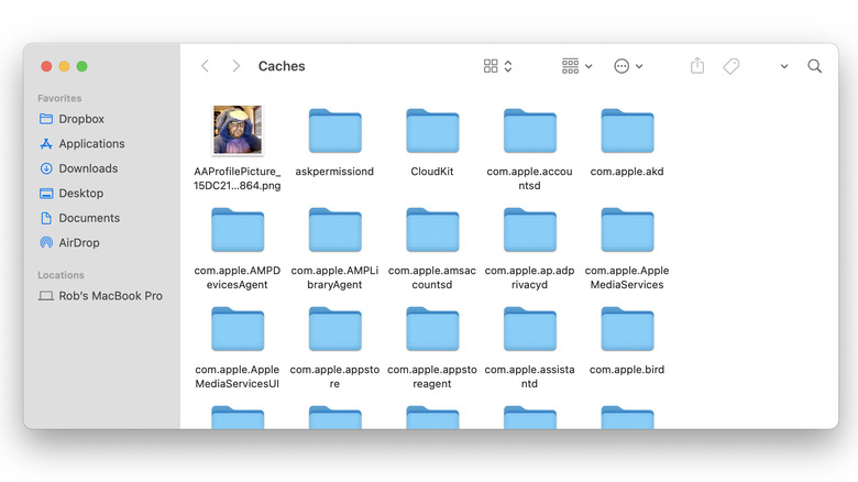 Mac Caches folder