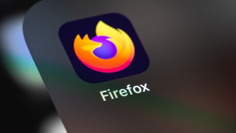 Firefox App on a phone 