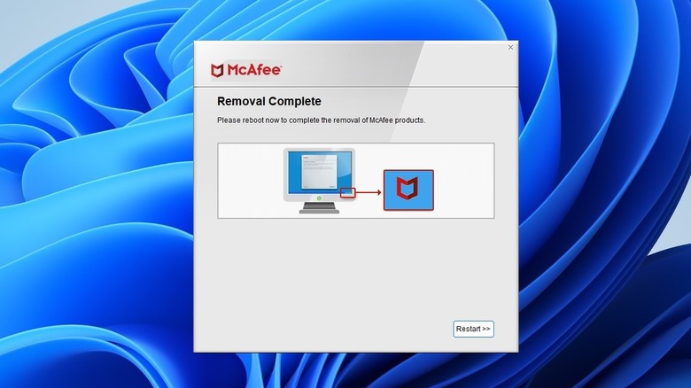 McAfee Removal tool on Windows