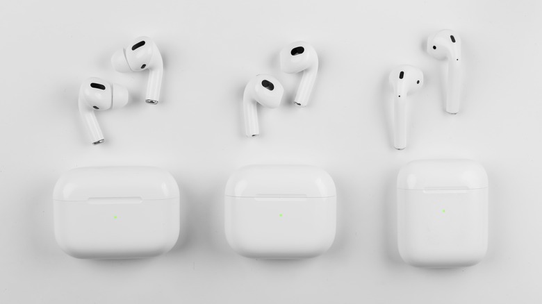 AirPods with AirPods 3rd gen and AirPods Pro