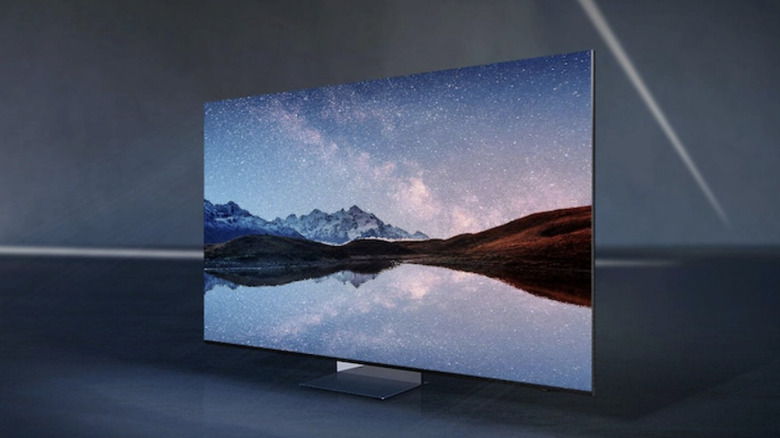 65-inch Class Samsung Neo QLED 8K smart TV on display