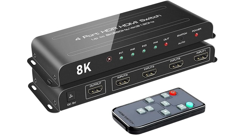 HDMI switch with four ports
