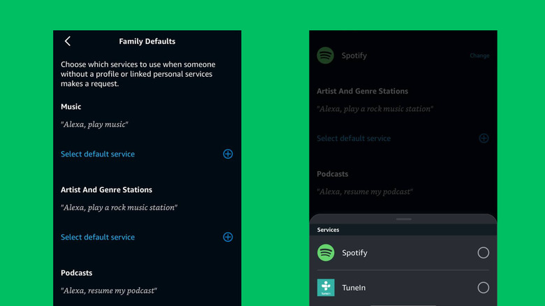 Making Spotify the default music service on Alexa