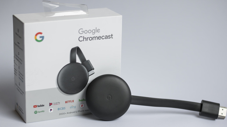 Google Chromecast with box