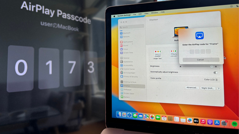 Mac with enter AirPlay passcode