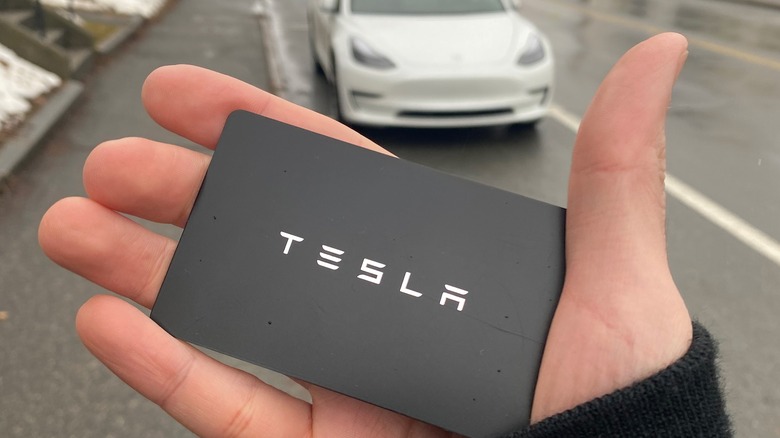 tesla key card