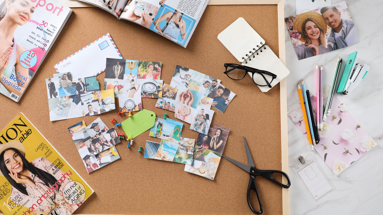 Creating a physical vision board