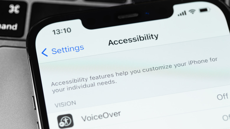 iphone accessibility settings page