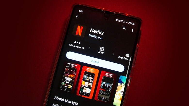 netflix app on google play