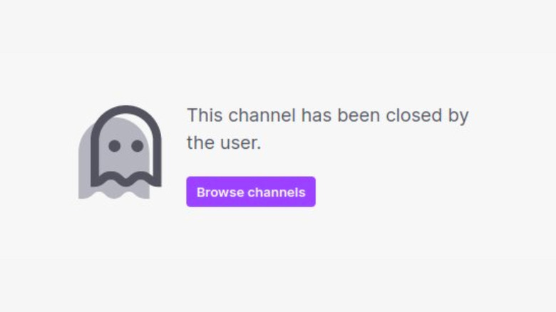 deactivating a twitch account