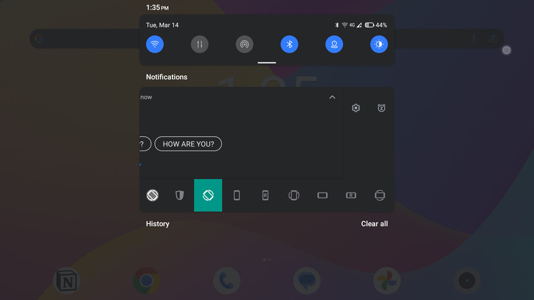 snooze option in android notification 