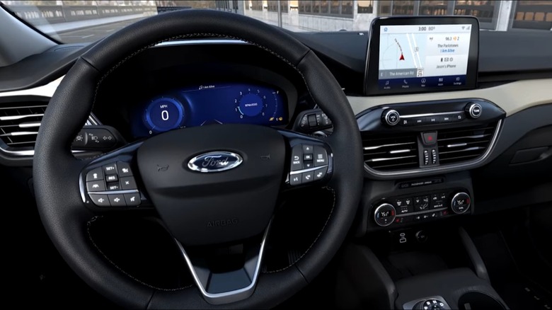 2021 Ford Escape interior dashboard