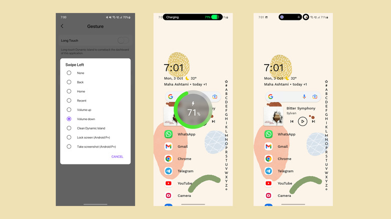 iPhone 14 Pro dynamic island on Android