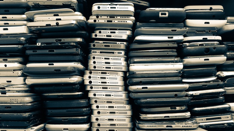 various old phones