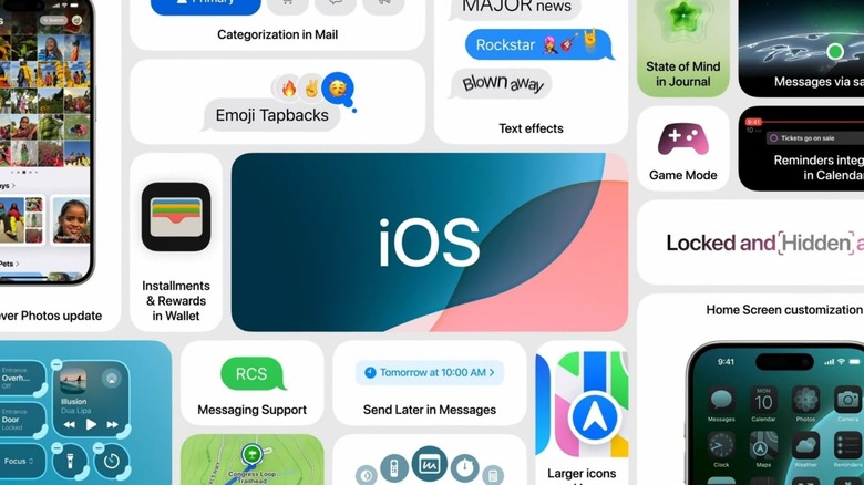 iOS 18 features