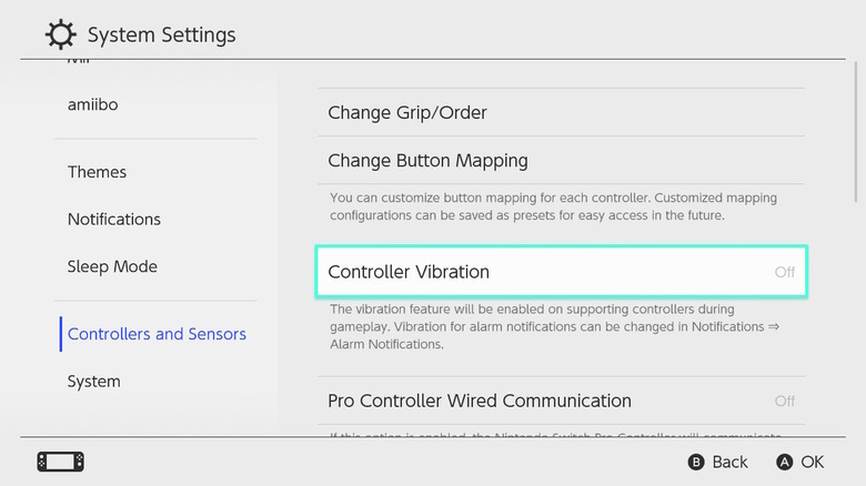 Nintendo Switch Disable HD Rumble