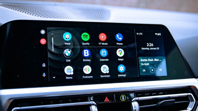 Car Screen featuring Android Auto