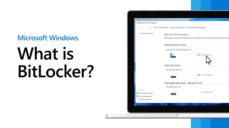 Windows BitLocker explainer screenshot