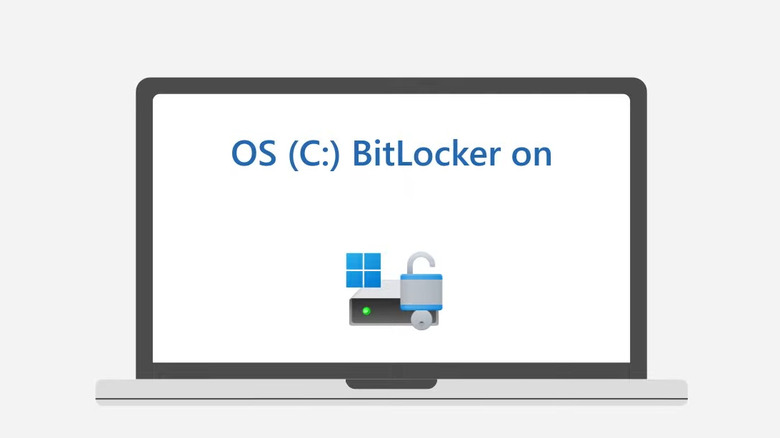 BitLocker on