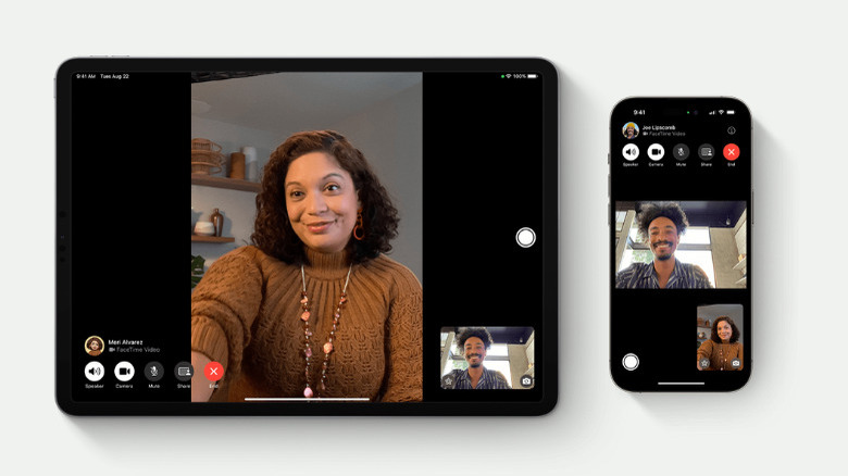 FaceTime on iPad and iPhone