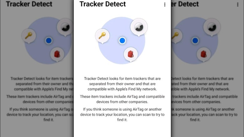 Tracker Deter app for Android devices