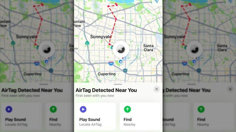 AirTag Detected New Your screen on iPhone