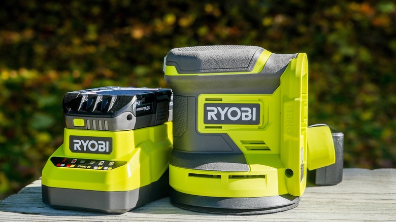 Ryobi battery and chargers.