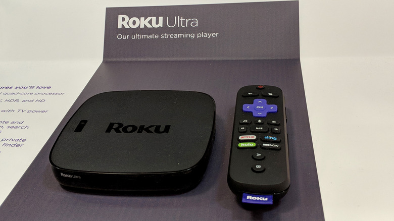 Roku Ultra display