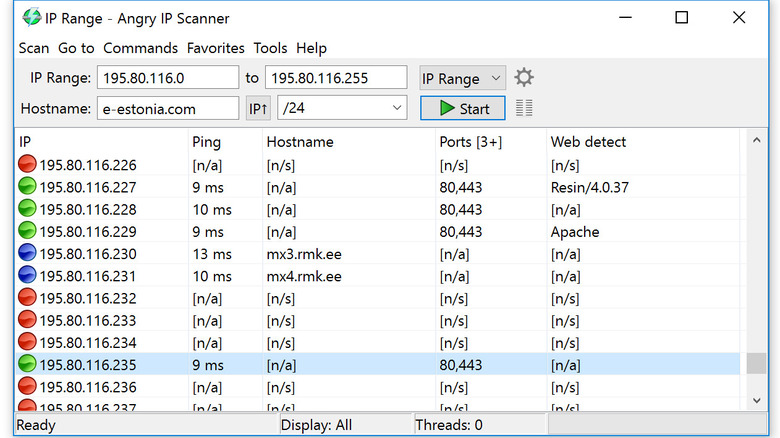 Angry IP Scanner