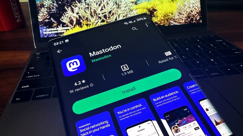 Mastodon app on the Google Play Store.